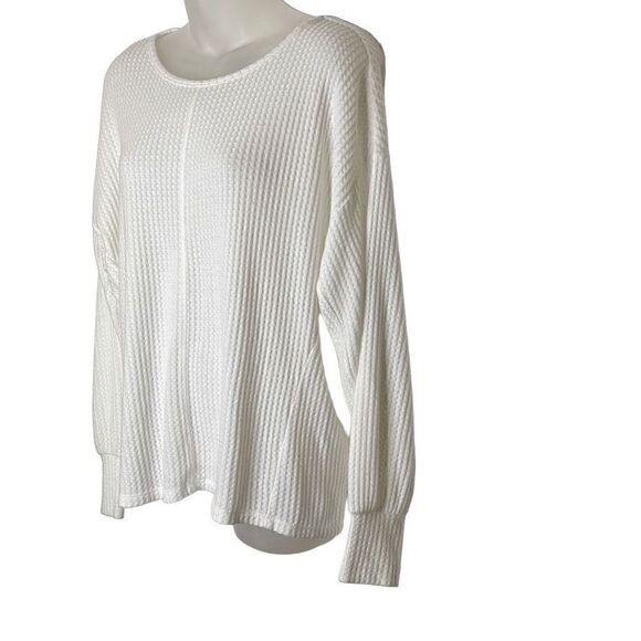 Liverpool Los Angeles Easy Dolman Sleeve Light Sweater Snow Small - Picture 8 of 11